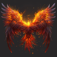Crimson Phoenix Wings